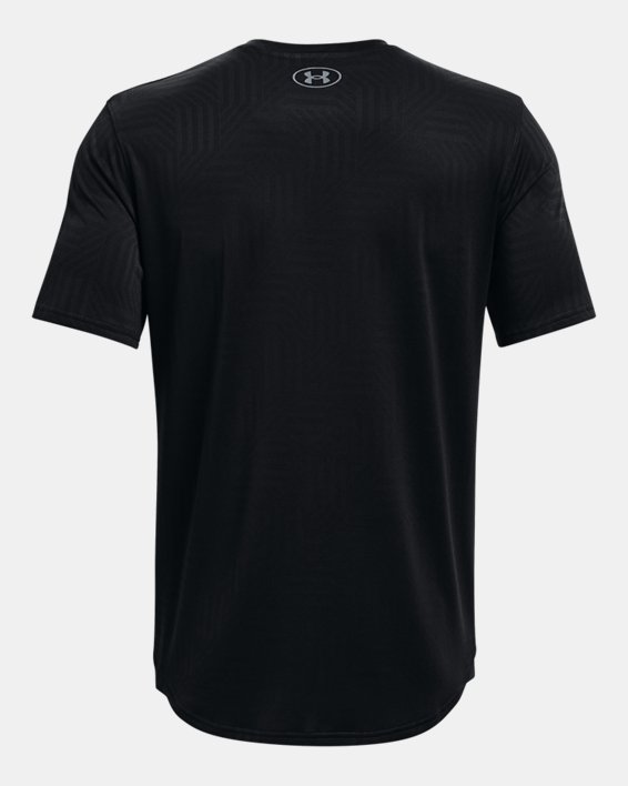 Men's UA Training Vent Jacquard Short Sleeve, Black, pdpMainDesktop image number 5